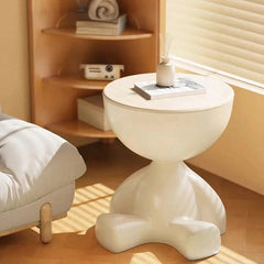 2-In-1 Modern Creative Bear-Shaped Storage Cabinet Bedside Table, Coffee Table
