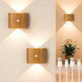 2PCS LED Smart Motion Sensor Wall Light, Rotatable, Magnetic Installation, Adjustable Color Temperature And Brightness, Suitable For Corridor, Bathroom, Bedroom, Kitchen, Cabinet, Stairs, Entrance, Bedside, Tabl