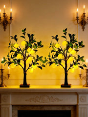 24LEDs Artificial Lemon Tree Light, Set of 2