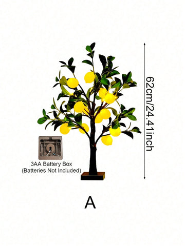 24LEDs Artificial Lemon Tree Light, Set of 2