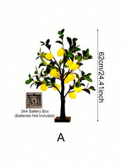 24LEDs Artificial Lemon Tree Light, Set of 2