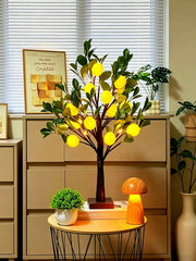 24LEDs Artificial Lemon Tree Light, Set of 2