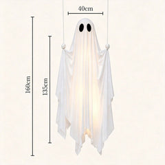 Hanging Ghost With Remote Control, Spooky & Cute Halloween Outdoor Decoration