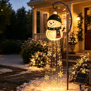 Christmas Snowman Solar Garden Light