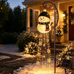Christmas Snowman Solar Garden Light