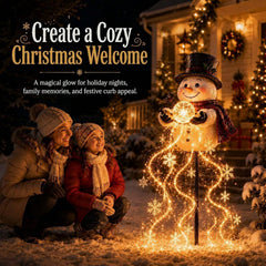 Christmas Snowman Solar Garden Light