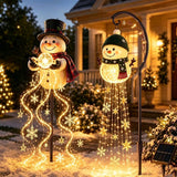 Christmas Snowman Solar Garden Light