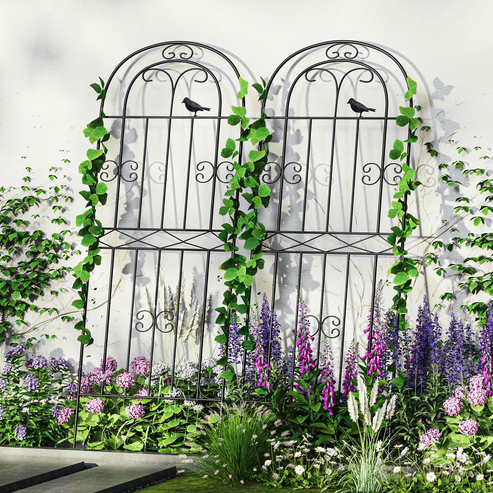 6ft garden plant trellis 6ft Lighted Indoor & Outdoor Birch Tree, Holiday Decor| EP Light – EP Designlab LLC
