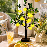 24LEDs Artificial Lemon Tree Light, Set of 2