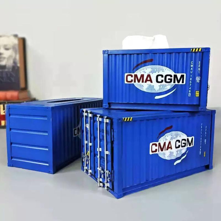 Industrial Style Shipping Container Tissue Box