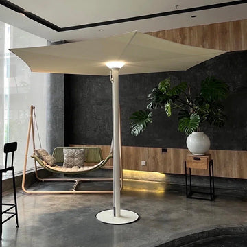Automatic Solar Patio Umbrella with LED Lighting