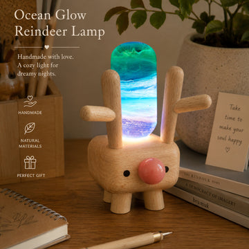 Hnadmade Reindeer Desk Lamp