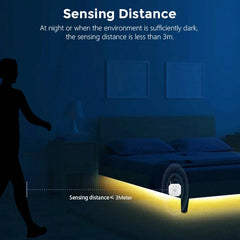 Motion Sensor Neon Lights Flex Strip, USB Powered For Stairs, Corridors