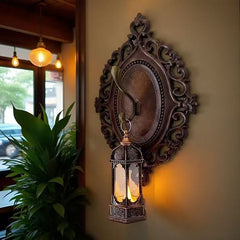 Rustic Decorative Moroccan Wall Lantern