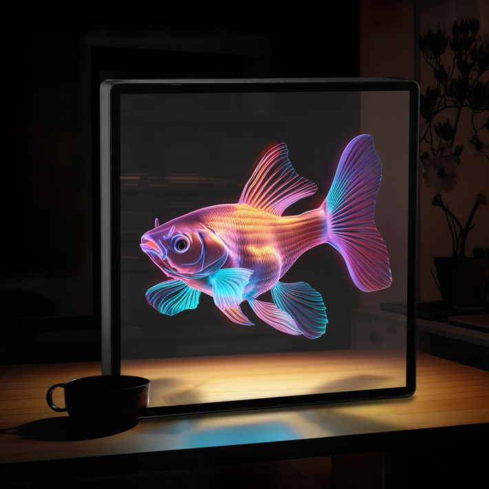 3D Hologram LED Fan With Frame