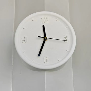 No-Drill Corner Wall Clock, Bauhaus Style Silent Hanging Clock for Room Corners