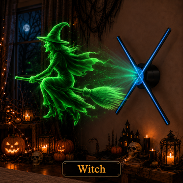 3D Halloween Hologram Fan Projector