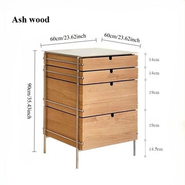 4-Tier Stainless Steel Storage Cabinet / Bar Counter Cabinet