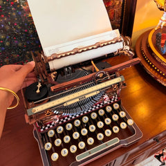 Mechanical Typewriter 3D Wooden Puzzle