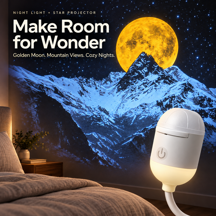 Himalayan Snow Mountain Projector & Night Light