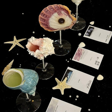 Handmade Seashell Conch Wine Glass