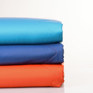 Quilted Water and Stain Resistant Fluffy Down Blanket for Camping, Hiking, Fishing