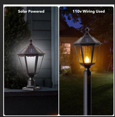 Waterproof Outdoor Solar Lamp Post Lights