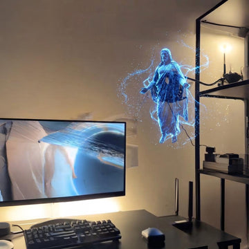 3D Halloween Hologram Fan Projector