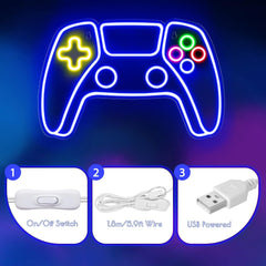Gamer Neon Sign, Gifts for Teen Boys