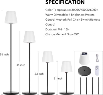 Outdoor Solar Floor Lamp