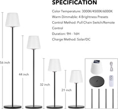 Outdoor Solar Floor Lamp