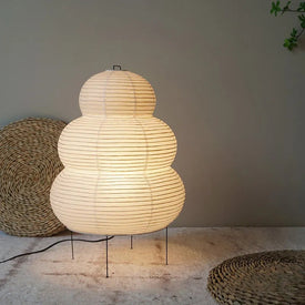 Japanese Wabi-Sabi Rice Paper Table Lamp