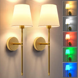 2-Pack Wall Lights Battery Operated Wall Sconces