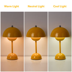 Modern Mushroom Table Lamp Rechargeable LED Light