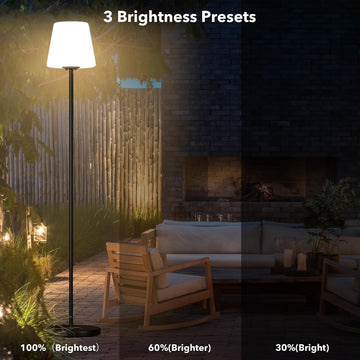 Outdoor Solar Floor Lamp