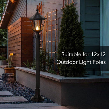 Waterproof Outdoor Solar Lamp Post Lights