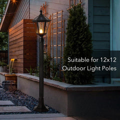 Waterproof Outdoor Solar Lamp Post Lights