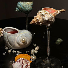Handmade Seashell Conch Wine Glass