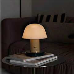 Rechargeable Mushroom Table Lamp, 3 Color Temperature
