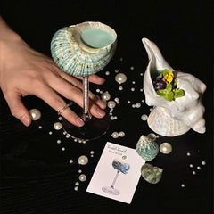 Handmade Seashell Conch Wine Glass