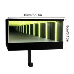 Infinity Garage Light LED Mirror Key Holder