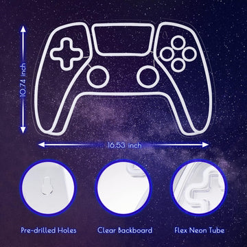 Gamer Neon Sign, Gifts for Teen Boys