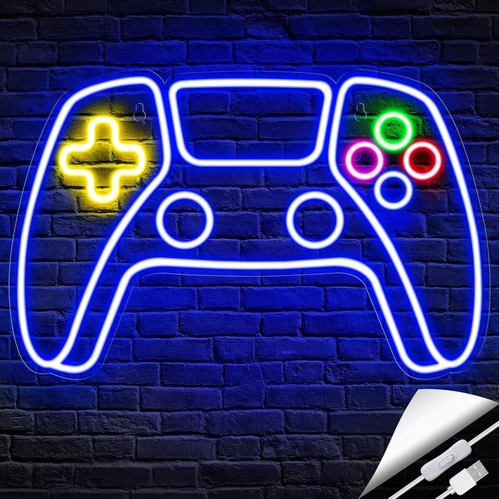 Gamer Neon Sign, Gifts for Teen Boys