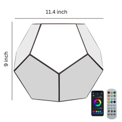 Acrylic Display Case with infinity RGB Light,  Dustproof Showcase Storage for Collectibles and Action Figures Mini Toys