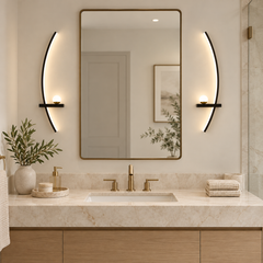 Set of 2 Cordless LED Wall Sconces, 4000mAh Rechargeable