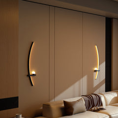 2-Pack Modern Orb Arc Wall Lamp