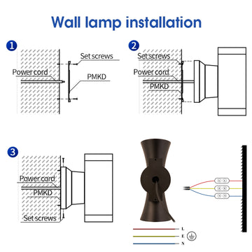 Black Golden Outdoor Wall Scone Curved Wall Lamp