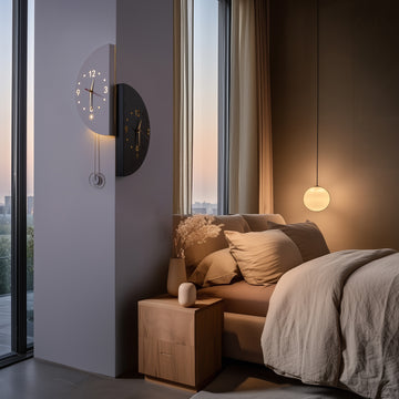 Dual Time Zone Corner Clock