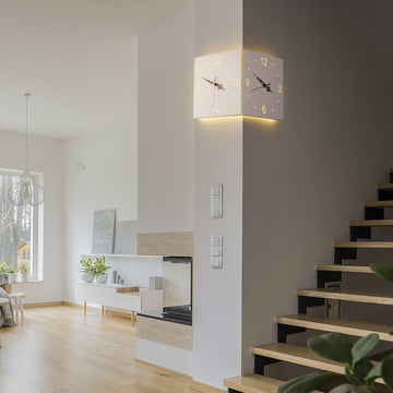 Voice Sensor Backlit Corner Clock