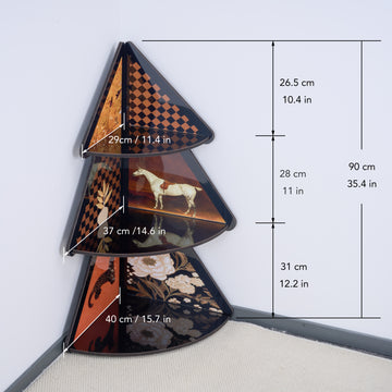 Christmas Tree-Shaped Corner Shleves